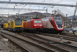 FFS Xem 181 002, DB BR 185 134-4 e FFS RABDe 502 007 'Twindexx' (IC200)